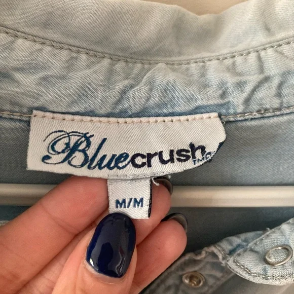 Light Blue Button Up Shirt - Picture 3 of 4